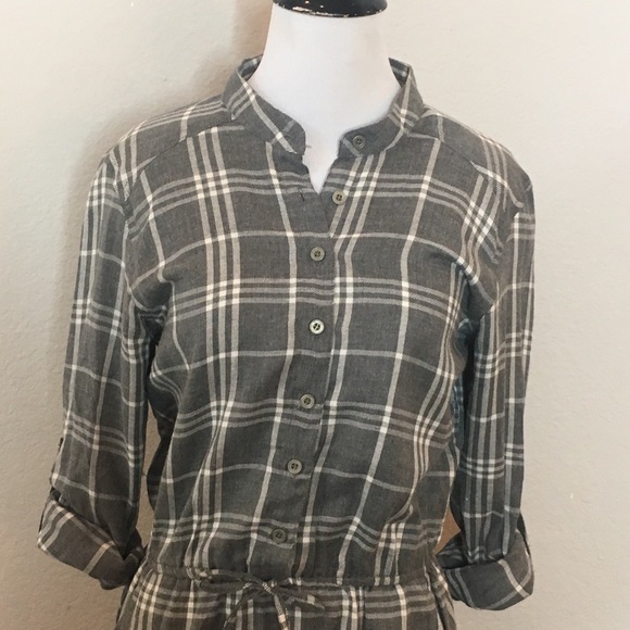 Angie Plaid Button-Up Front Dress Size Small - Picture 6 of 10